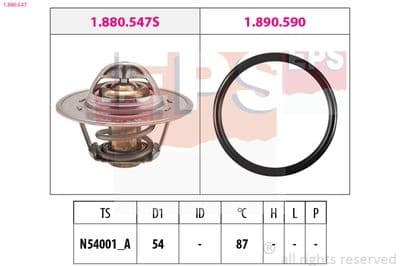 Termostat, soğutma sıvısı Made in Italy - OE Equivalent