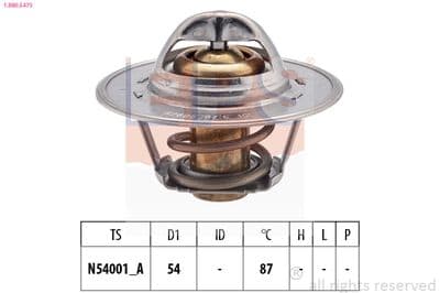 Termostat, soğutma sıvısı Made in Italy - OE Equivalent