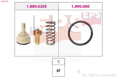 Termostat, soğutma sıvısı Made in Italy - OE Equivalent