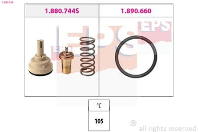 Termostat, soğutma sıvısı Made in Italy - OE Equivalent