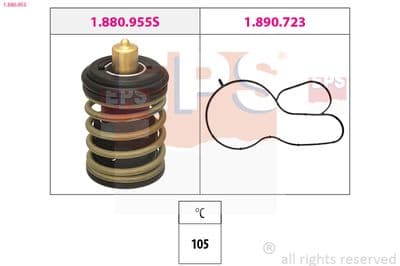 Termostat, soğutma sıvısı Made in Italy - OE Equivalent