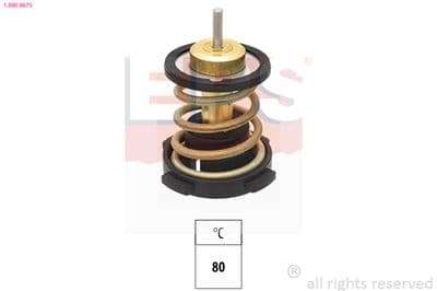 Termostat, soğutma sıvısı Made in Italy - OE Equivalent