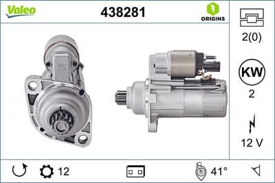 Marş motoru VALEO ORIGINS NEW OE TECHNOLOGY
