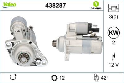 Marş motoru VALEO ORIGINS NEW OE TECHNOLOGY