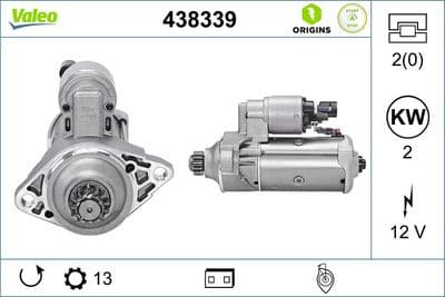 Marş motoru VALEO ORIGINS NEW STOP&START OE TECHNOLOGY