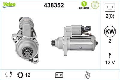 Marş motoru VALEO ORIGINS NEW STOP&START OE TECHNOLOGY