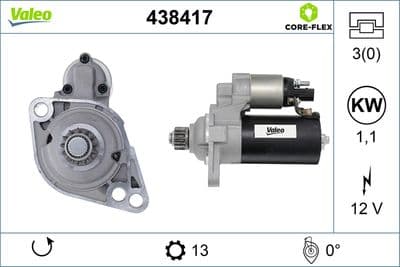 Marş motoru VALEO CORE-FLEX