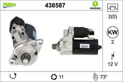 Marş motoru VALEO ORIGINS NEW OE TECHNOLOGY