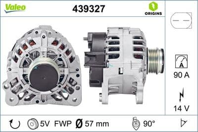 Alternatör VALEO ORIGINS NEW OE TECHNOLOGY