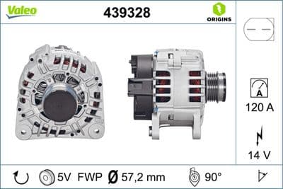 Alternatör VALEO ORIGINS NEW OE TECHNOLOGY