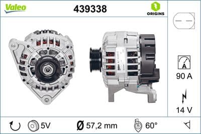 Alternatör VALEO ORIGINS NEW OE TECHNOLOGY