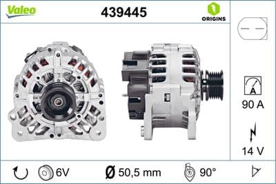Alternatör VALEO ORIGINS NEW OE TECHNOLOGY