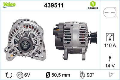 Alternatör VALEO ORIGINS NEW OE TECHNOLOGY
