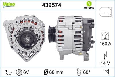Alternatör VALEO ORIGINS NEW OE TECHNOLOGY