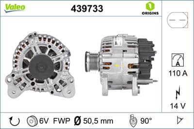 Alternatör VALEO ORIGINS NEW OE TECHNOLOGY