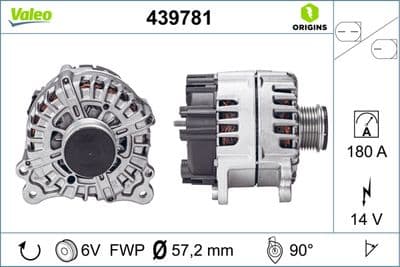 Alternatör VALEO ORIGINS NEW OE TECHNOLOGY