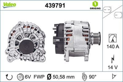 Alternatör VALEO ORIGINS NEW OE TECHNOLOGY