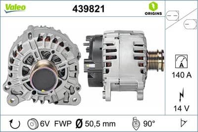 Alternatör VALEO ORIGINS NEW OE TECHNOLOGY