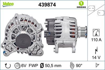 Alternatör VALEO ORIGINS NEW OE TECHNOLOGY