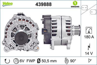 Alternatör VALEO ORIGINS NEW OE TECHNOLOGY