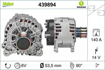 Alternatör VALEO ORIGINS NEW OE TECHNOLOGY