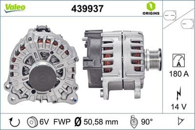 Alternatör VALEO ORIGINS NEW OE TECHNOLOGY