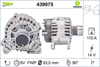 Alternatör VALEO ORIGINS NEW OE TECHNOLOGY