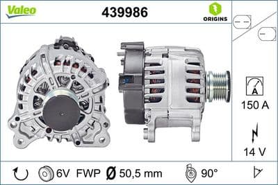 Alternatör VALEO ORIGINS NEW OE TECHNOLOGY