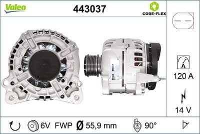 Alternatör VALEO CORE-FLEX