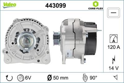 Alternatör VALEO CORE-FLEX