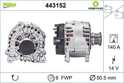 Alternatör VALEO CORE-FLEX
