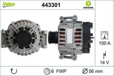 Alternatör VALEO ORIGINS