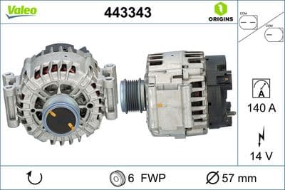 Alternatör VALEO ORIGINS NEW OE TECHNOLOGY