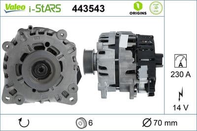 Marş motoru alternatörü VALEO ORIGINS NEW STOP&START OE TECHNOLOGY