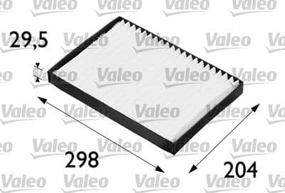 Filtre, kabin havası VALEO ESSENTIAL
