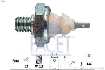 Yağ basınç şalteri Made in Italy - OE Equivalent