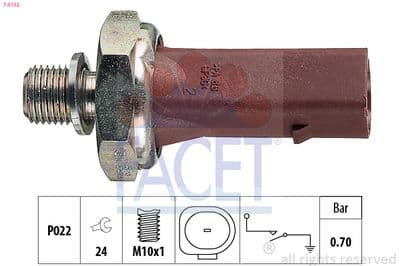 Yağ basınç şalteri Made in Italy - OE Equivalent