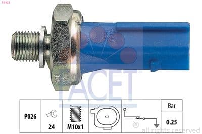 Yağ basınç şalteri Made in Italy - OE Equivalent