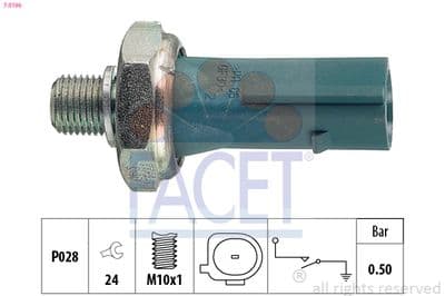Yağ basınç şalteri Made in Italy - OE Equivalent