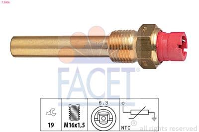 Sensör, yağ sıcaklığı Made in Italy - OE Equivalent
