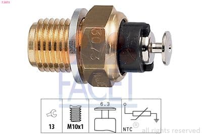 Sensör, yağ sıcaklığı Made in Italy - OE Equivalent