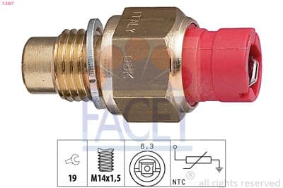Sensör, yağ sıcaklığı Made in Italy - OE Equivalent