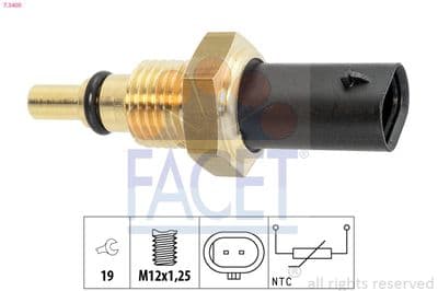 Sensör, yağ sıcaklığı Made in Italy - OE Equivalent