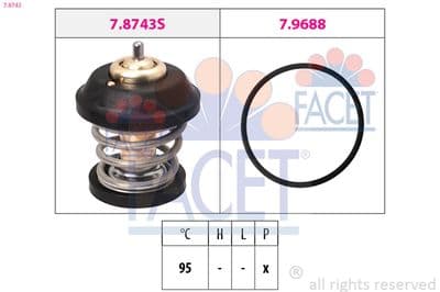 Termostat, soğutma sıvısı Made in Italy - OE Equivalent