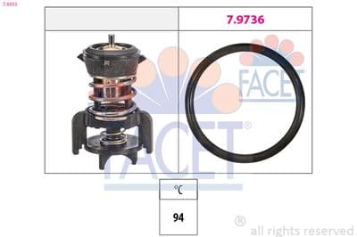 Termostat, soğutma sıvısı Made in Italy - OE Equivalent
