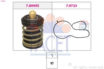 Termostat, soğutma sıvısı Made in Italy - OE Equivalent
