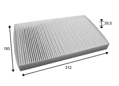 Filtre, kabin havası VALEO ESSENTIAL