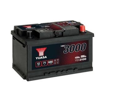 Marş motoru aküsü YBX3000 SMF Batteries