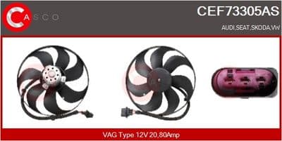Fan, motor soğutması Brand New HQ