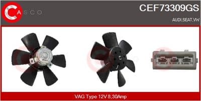 Fan, motor soğutması Genuine